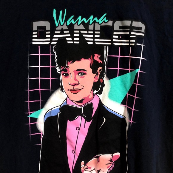 Stranger Things Wanna Dance Graphic Tee - Picture 2 of 3